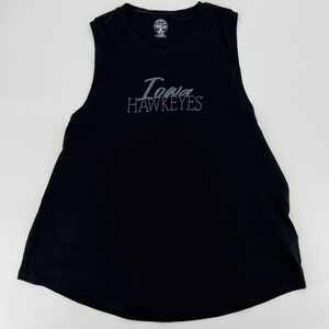 Rivalry Threads Iowa Hawkeyes Tank Top Girls XL 16/18 Black NWT‎ Sleeveless NCAA